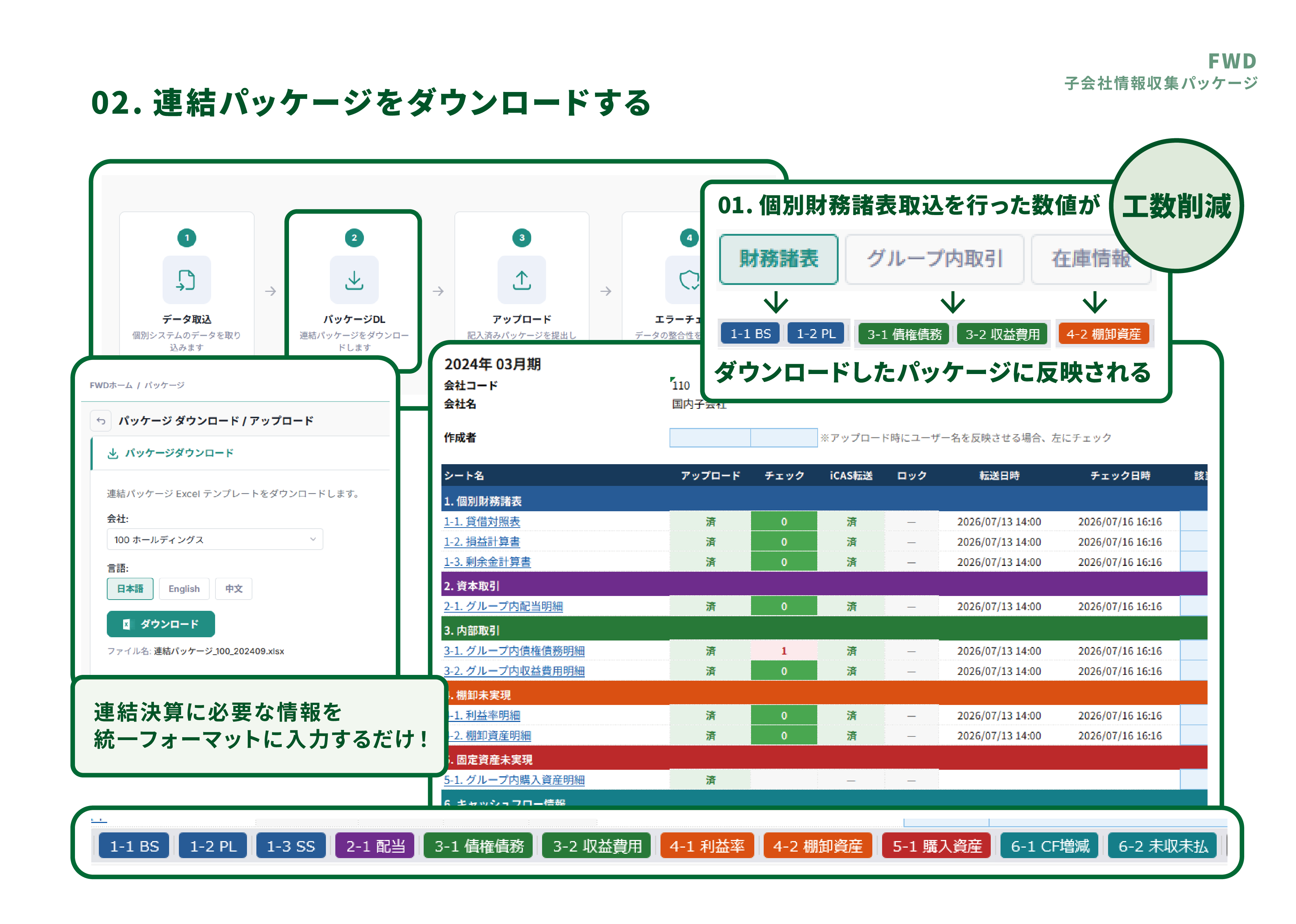 02. 連結パッケージをダウンロードする